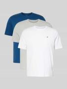Tommy Hilfiger Regular Fit T-Shirt Set im 3er-Pack in Marine, Größe L