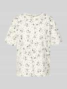 Jake*s Casual Pyjame-Oberteil mit Motiv-Print in Offwhite, Größe L