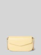 Seidenfelt Crossbody Bag mit Innenfach Modell 'VANJA' in Hellgelb, Grö...