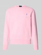Polo Ralph Lauren Regular Fit Sweatshirt aus Baumwoll-Mix in Rosa, Grö...