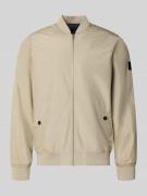 Matinique Jacke mit Stehkragen Modell 'clay' in Beige, Größe L