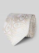 OLYMP Seidenkrawatte im Allover-Look (7,5 cm) in Gruen, Größe 1