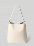 Seidenfelt Tote Bag mit Reißverschlusstasche Modell 'Meloy' in Offwhit...