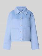 OPUS Jacke mit aufgesetzten Taschen Modell 'Helia' in Hellblau, Größe ...