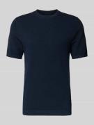 MCNEAL Regular Fit T-Shirt aus reiner Baumwolle in Dunkelblau, Größe L