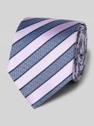 OLYMP Seidenkrawatte im Allover-Look (6,5 cm) in Flieder, Größe 1