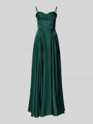 Mascara Corsagenkleid mit Spaghettiträgern in Dunkelgruen, Größe 32