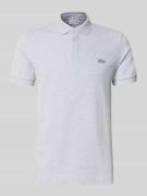 Lacoste Regular Fit Poloshirt aus Baumwoll-Mix in Hellgrau, Größe L