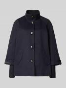 comma Relaxed Fit Jacke mit Stehkragen in Marine, Größe L