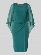 Vera Mont Knielanges Cocktailkleid mit Rundhalsausschnitt in Dunkelgru...