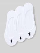 Polo Ralph Lauren Sneaker-Socken aus Baumwoll-Mix im 3er-Pack in Weiss...