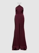 Vera Wang Bride Abendkleid mit Neckholder Modell 'Oceane' in Dunkelrot...