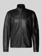 Strellson Regular Fit Lederjacke aus Lammnappa Modell 'JIMMY-S' in Bla...