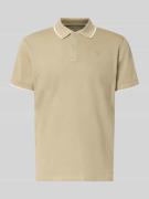 Blend Regular Fit Poloshirt mit Logo-Stitching Modell 'Hedin' in Taupe...