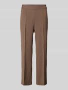 Cambio Straight Fit Stoffhose mit Ziernaht Modell 'Cameron' in Hazel, ...