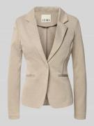 ICHI Regular Fit Blazer mit Reverskragen Modell 'Kate' in Taupe, Größe...