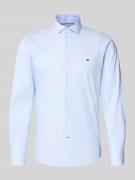 Tommy Hilfiger Tailored Slim Fit Freizeithemd aus Baumwoll-Mix in Bleu...