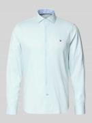 Tommy Hilfiger Tailored Slim Fit Freizeithemd aus Baumwoll-Mix in Mint...