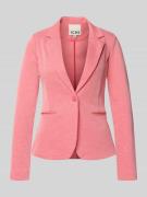 ICHI Regular Fit Blazer mit Reverskragen Modell 'Kate' in Neon Pink, G...
