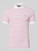 Tommy Hilfiger Regular Fit Poloshirt aus Baumwoll-Mix in Rot Melange, ...