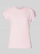 adidas Sportswear T-Shirt mit Rundhalsausschnitt in Hellrosa, Größe L