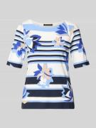 Betty Barclay T-Shirt aus Viskose-MIx mit Rundhalsausschnitt in Marine...