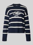 Tommy Hilfiger Regular Fit Sweatshirt aus reiner Baumwolle in Marine, ...