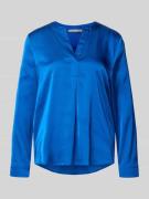 Christian Berg Woman Selection Regular Fit Bluse mit V-Ausschnitt in B...
