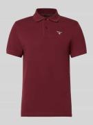 Barbour Regular Fit Poloshirt aus reiner Baumwolle in Kirsche, Größe L