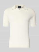 OLYMP Level Five Slim Fit Poloshirt aus Lyocell-Baumwoll-Mix in Offwhi...