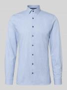 OLYMP No. Six Super Slim Fit Business-Hemd mit Kentkragen in Bleu, Grö...