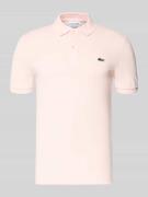 Lacoste Slim Fit Poloshirt aus reiner Baumwolle in Hellrosa, Größe L