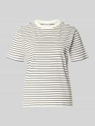 Jake*s Casual T-Shirt aus reiner Baumwolle in Dunkelblau, Größe L