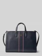 Tommy Hilfiger Henkeltasche in Leder-Optik in Dunkelblau, Größe 1