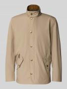 Barbour Regular Fit Hemdjacke mit Stehkragen in Sand, Größe L