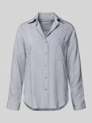 Marc O'Polo Regular Fit Langarmbluse aus Viskose-Mix in Hellblau, Größ...