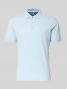 Brax Slim Fit Poloshirt aus Baumwoll-Mix Modell 'Pete' in Hellblau, Gr...