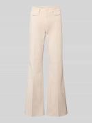 Cambio Flared Fit Jeans mit Pattentaschen Modell 'Fabienne' in Sand, G...