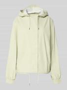 RAINS Jacke mit Abdeckleiste in Mint, Größe L