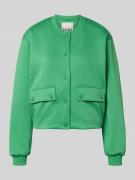 ICHI Regular Fit Jacke mit Viskose-Anteil Modell 'Kate' in Gruen, Größ...