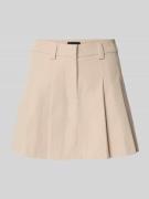 Gina Tricot Faltenrock in A-Linie in Sand, Größe 34