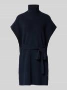 BOSS Regular Fit Poncho aus reiner Schurwolle Modell 'FAVANDA' in Mari...