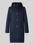 CINQUE Regular Fit Mantel mit Reverskragen Modell 'Miracle' in Dunkelb...