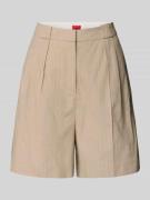 HUGO Regular Fit Bermudas aus Baumwoll-Leinen-Mix Modell 'HAMONU' in S...
