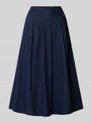 Fynch-Hatton Midirock mit elastischem Bund Modell 'PAPERTOUCH' in Mari...