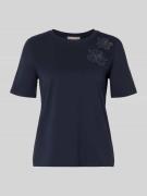 Christian Berg Woman Selection T-Shirt mit floralen Applikationen und ...