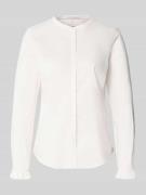 MOS MOSH Slim Fit Bluse mit Streifenmuster Modell 'Mattie' in Hellrosa...