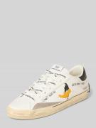 Crime London Sneaker mit Motiv-Print Modell 'Distressed' in Weiss, Grö...