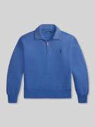 Polo Ralph Lauren Sweatshirt mit Label-Stitching in Blau, Größe L
