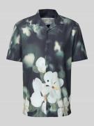 Colours & Sons Regular Fit Freizeithemd mit Reverskragen in Blau, Größ...